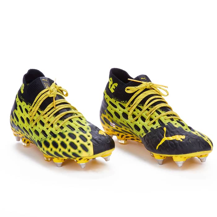 2020 Puma Match Worn Future 5.1 Netfit Football Boots (Joel Latibeaudiere) *Very Good* SG 8½