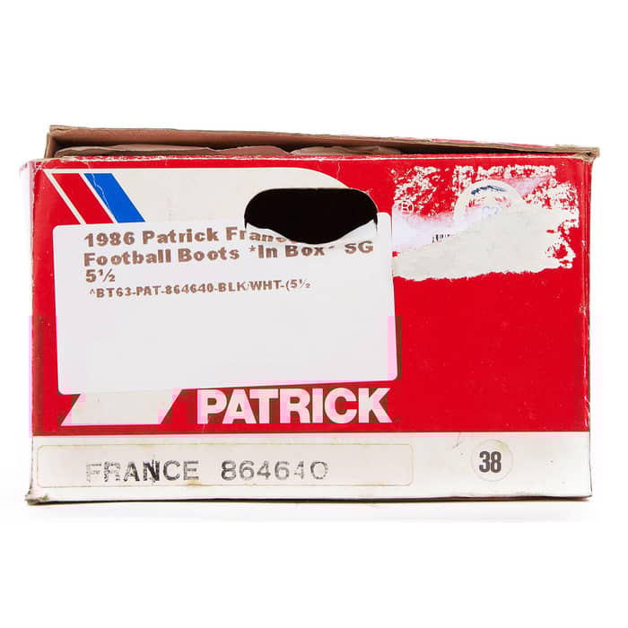 1986 Patrick France Football Boots *In Box* Kids SG 5