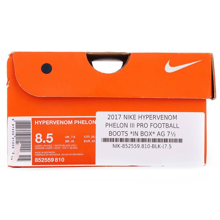 2017 Nike Hypervenom Phelon III Pro Football Boots *In Box* AG 6