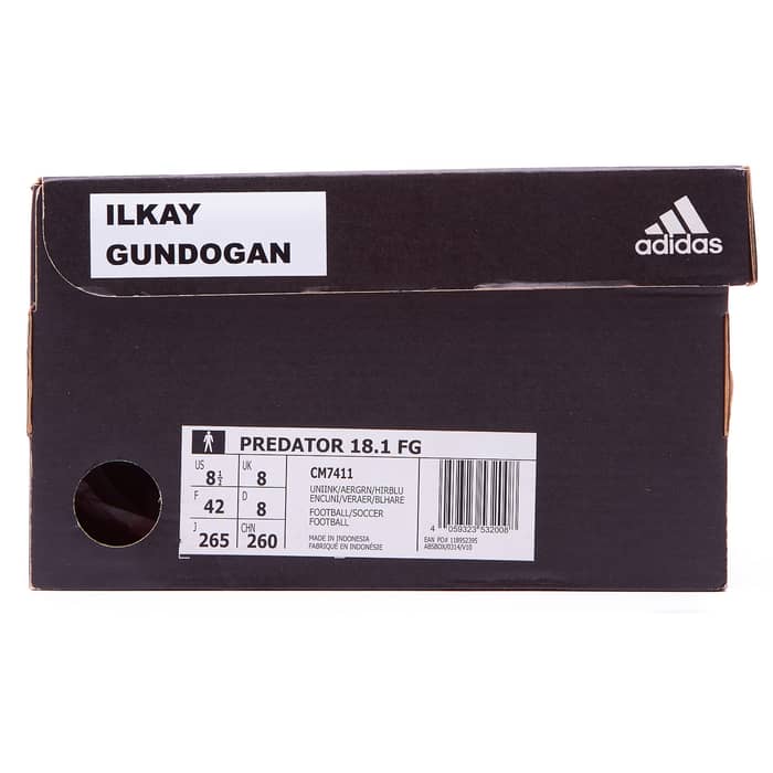 2018 adidas Player Issue Predator 18.1 'Champions' Football Boots (lkay Gundogan) *In Box* FG 8