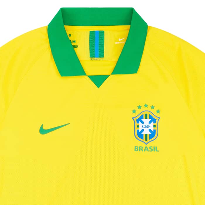 2019-20 Brazil Player Issue Authentic Home Shirt - NEW