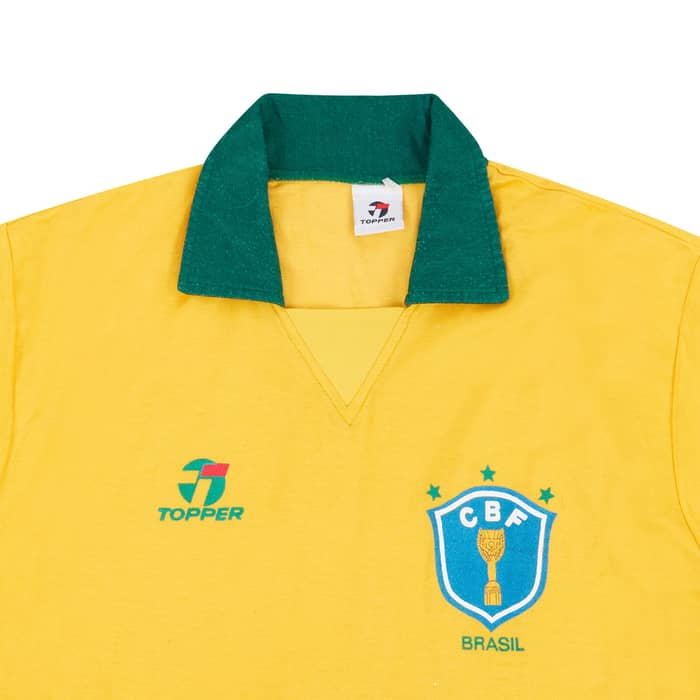 1985-88 Brazil Home Shirt - 6/10 - (S)
