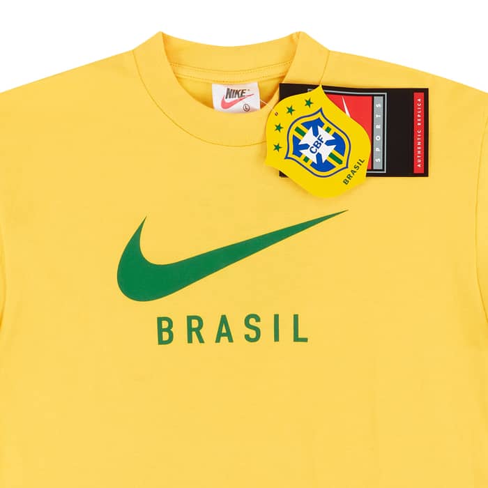 1998-00 Brazil Nike Fan Tee - NEW - (KIDS)