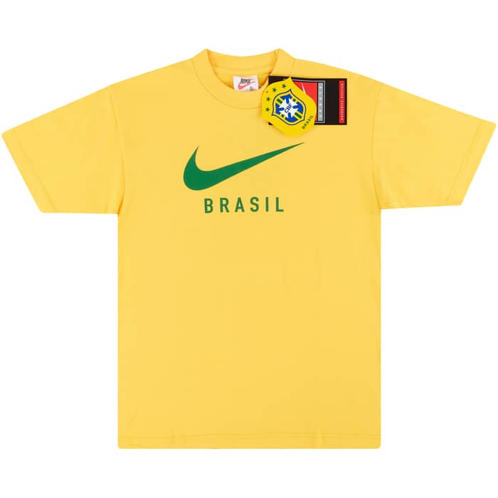 1998-00 Brazil Nike Fan Tee - NEW - (KIDS)