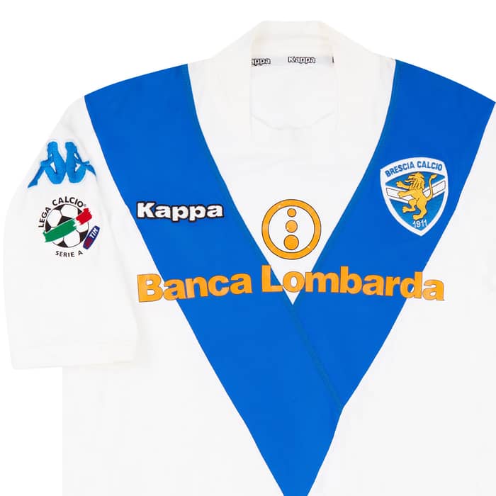 2004-05 Brescia Match Issue Away Shirt Milanetto #7
