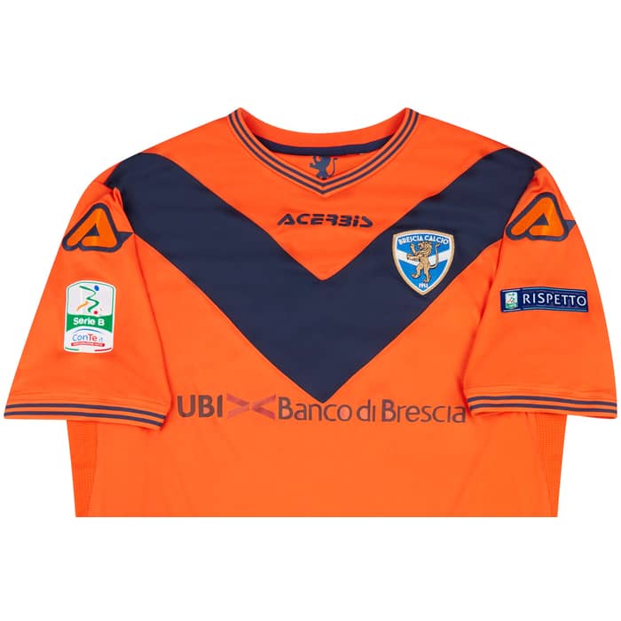 2016-17 Brescia Match Issue GK Shirt Minelli #15