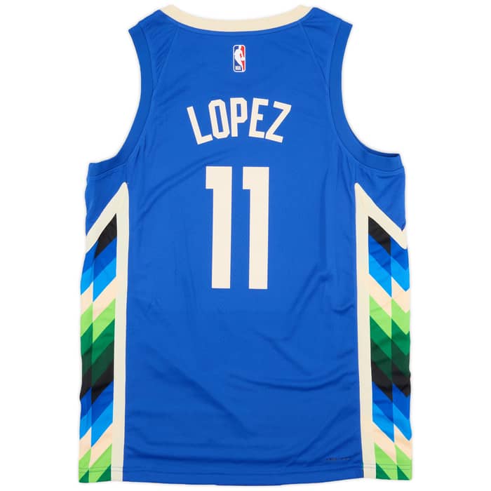 2022-23 Milwaukee Bucks Lopez #11 Nike Swingman Alternate Jersey (L)