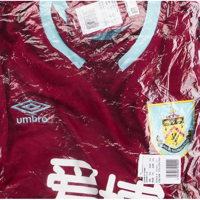 2019-20 Burnley Home L/S Shirt - NEW
