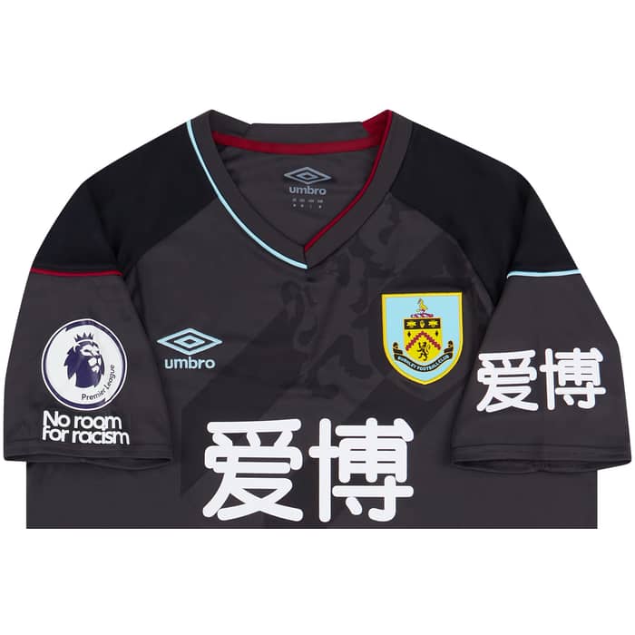 2020-21 Burnley Match Issue Away Shirt Brady #12