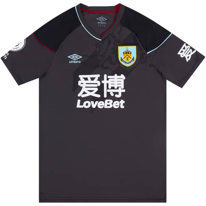 2020-21 Burnley Match Issue Away Shirt Brady #12