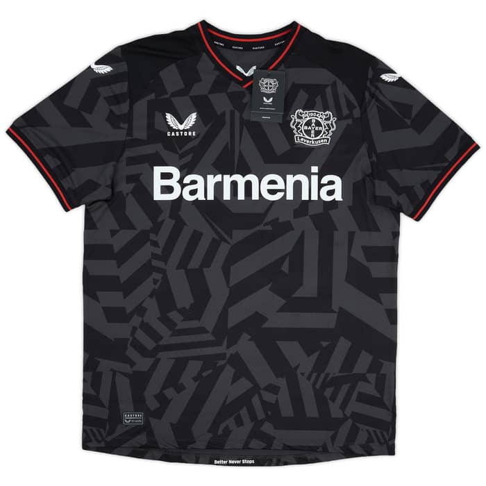 2022-23 Bayer Leverkusen Player Issue Pro Away Shirt Tapsoba #12
