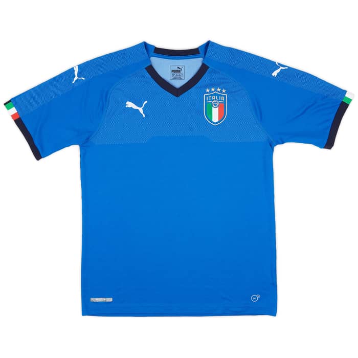 2018-19 Italy Home Shirt - 9/10 - (M)