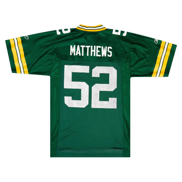2009-11 Green Bay Packers Matthews #52 Reebok On Field Jersey (Home) S