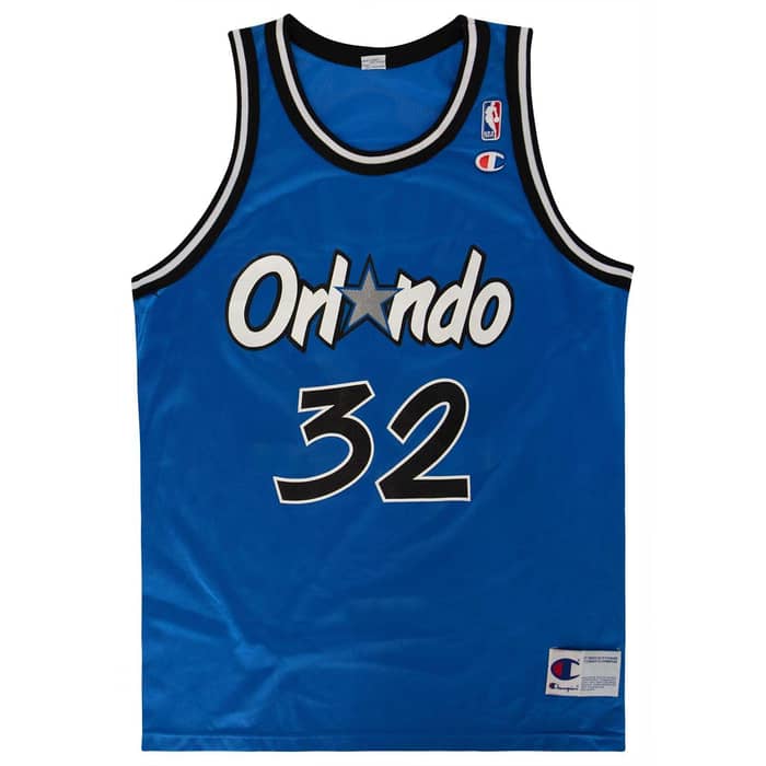 1995-96 Orlando Magic O'Neal #32 Champion Jersey (Away) XL