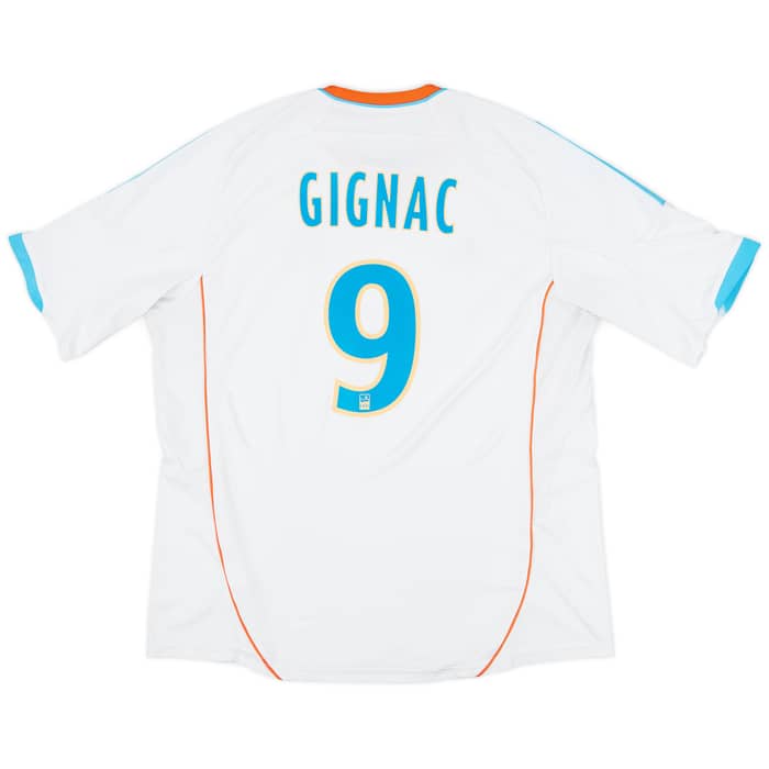 2012-13 Olympique Marseille Home Shirt Gignac #9 - 7/10 - (XL)