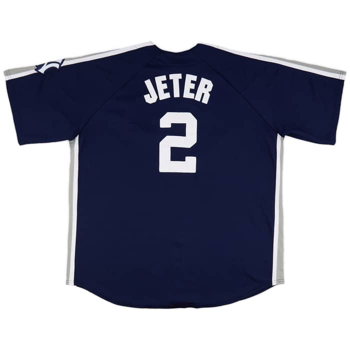2012 New York Yankees Jeter #2 Majestic Jersey - 7/10 - (XXL)