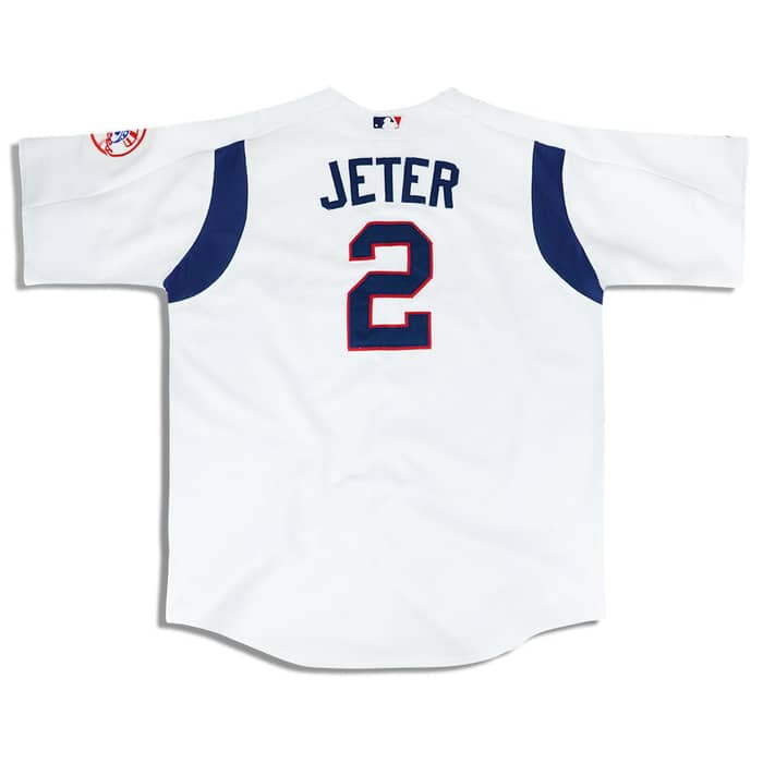 2000s New York Yankees Jeter #2 Authentic Majestic Jersey XXL