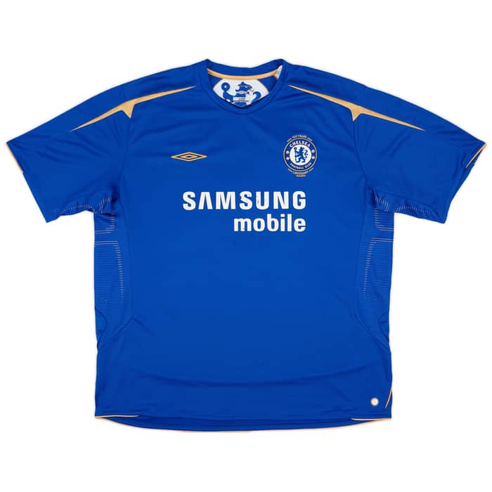 2005-06 Chelsea Centenary Home Shirt Makelele #4 - 6/10 - (3XL)