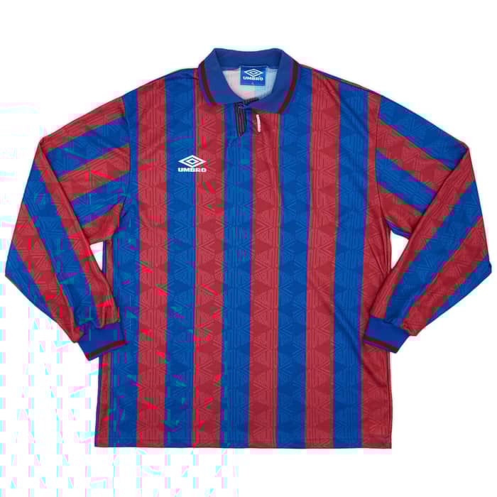 1990 Umbro Template L/S Shirt #5 - 8/10 - (L)