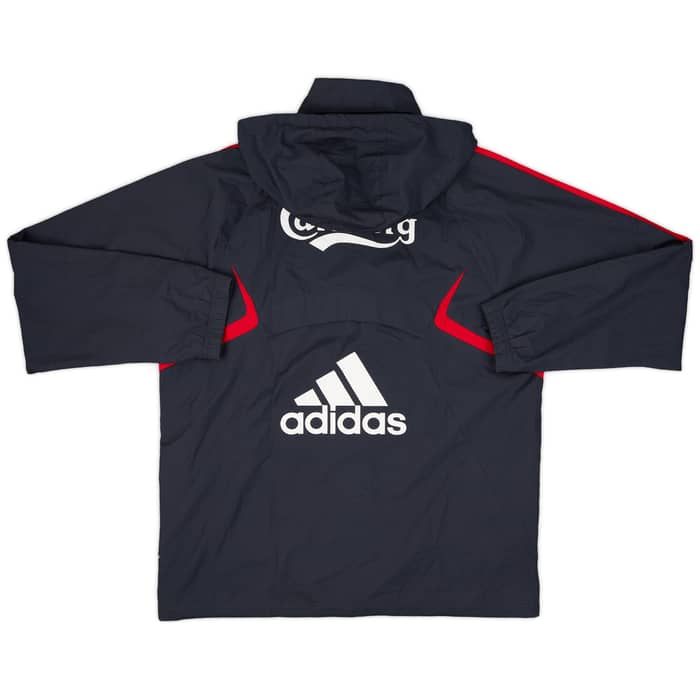 2009-10 Liverpool adidas Hooded Track Jacket - 6/10 - (M)