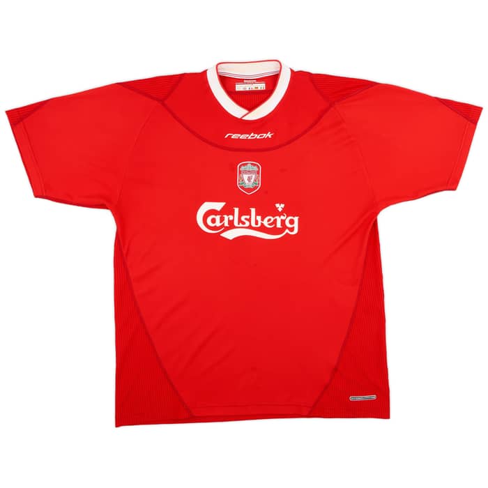 2002-04 Liverpool Home Shirt Gerrard #17 - 6/10 - (L)