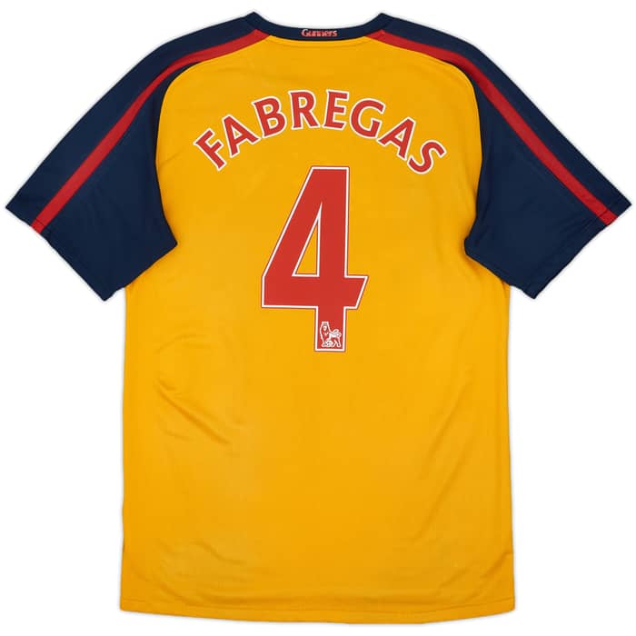 2008-09 Arsenal Away Shirt Fabregas #4 - 8/10 - (S)