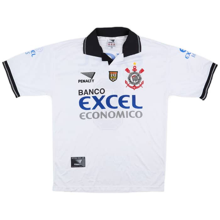 1997 Corinthians Home Shirt #8 - 7/10 - (L)