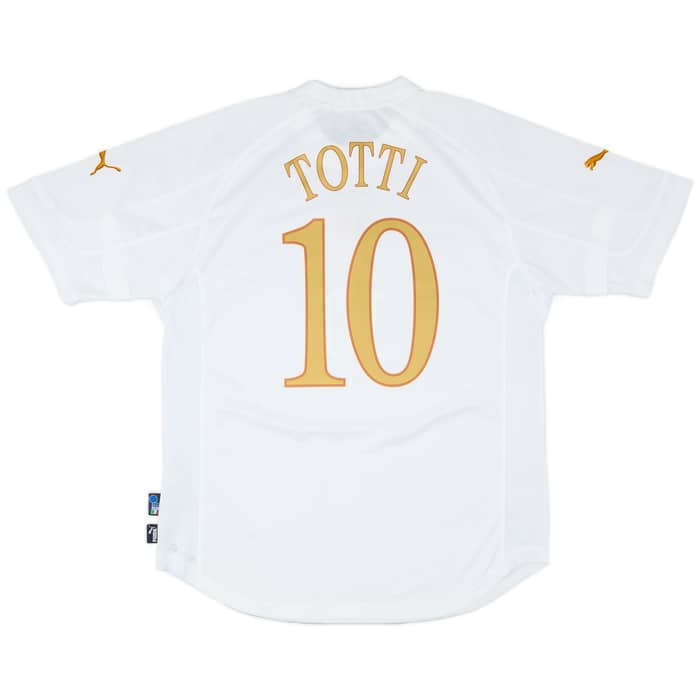 2004-06 Italy Away Shirt Totti #10 - 8/10 - (XL)