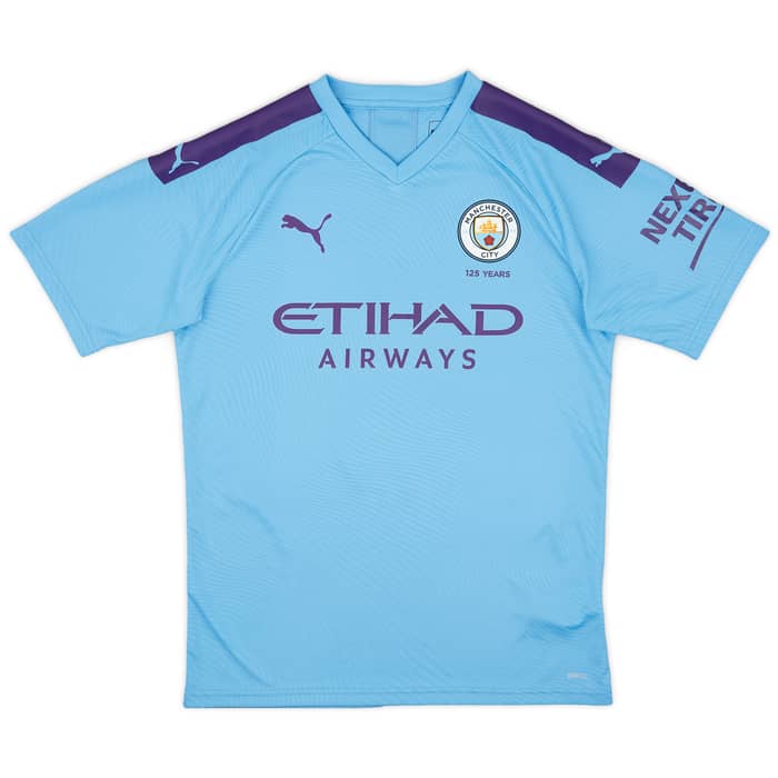 2019-20 Manchester City Home Shirt G. Jesus #9 - 10/10 - (M)