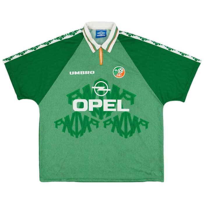 1996-98 Ireland Home Shirt Keane #6 - 9/10 - (XXL)