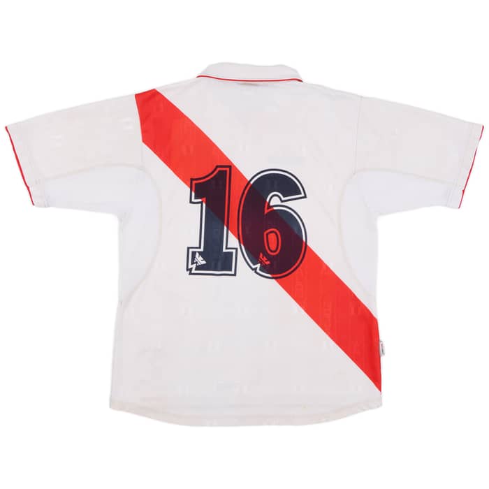 2002 Peru Home Shirt #16 - 5/10 - (XL)
