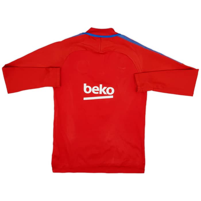 2017-18 Barcelona Nike 1/4 Zip Training Top - 6/10 - (S)
