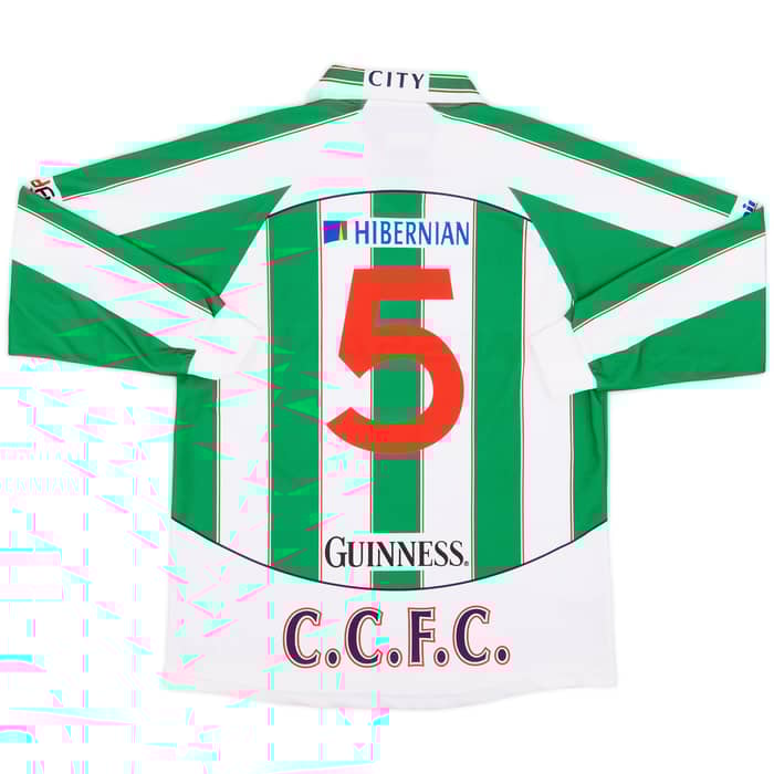 2006 Cork City Player Issue Home L/S Shirt #5