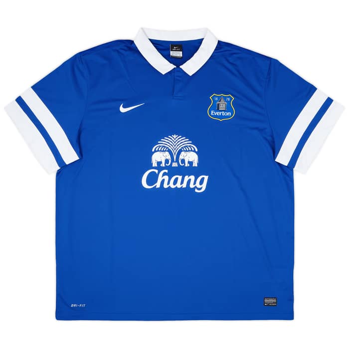 2013-14 Everton Home Shirt Oviedo #8 - 8/10 - (3XL)