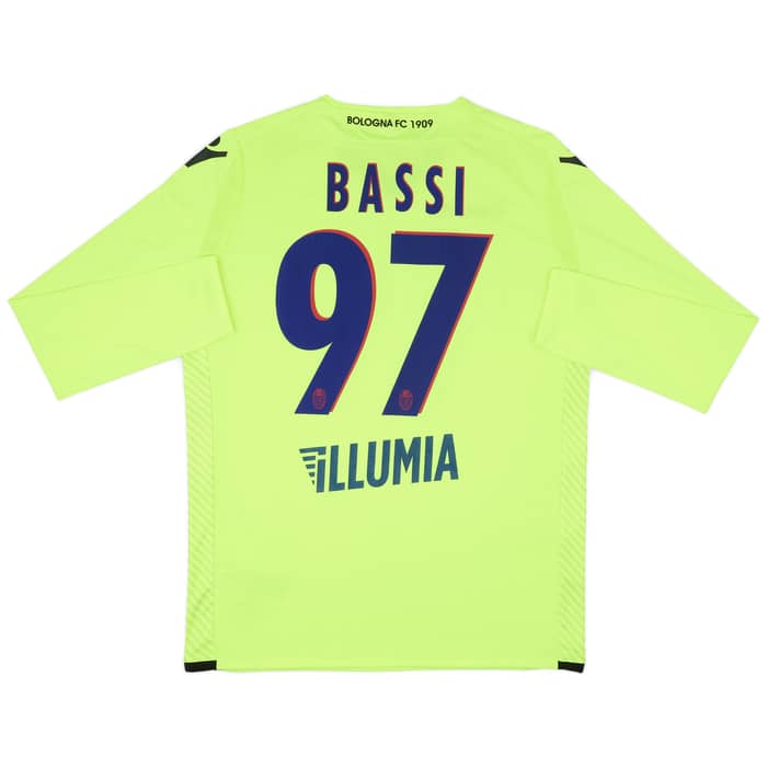 2016-17 Bologna GK Shirt Bassi #97 - 10/10 - (XL)