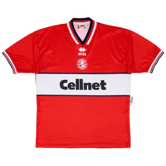 1997-98 Middlesbrough Home Shirt - 6/10 - (XL)
