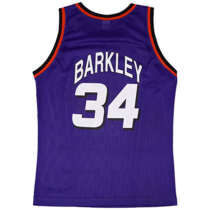 1992-96 Phoenix Suns Barkley #34 Champion Away Jersey - 9/10 - (L)