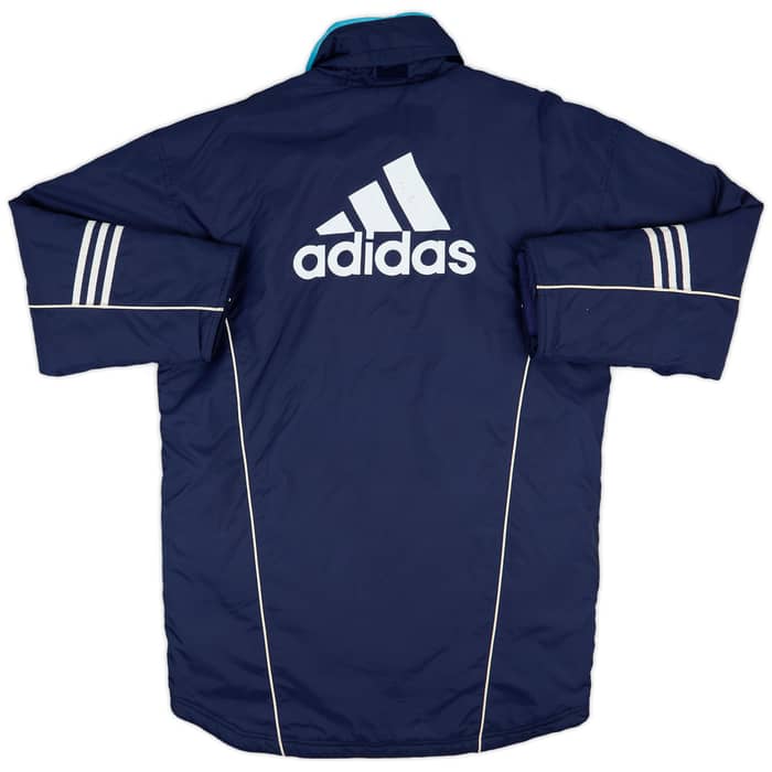 1999-00 Olympique Marseille adidas Bench Coat - 8/10 - (M)