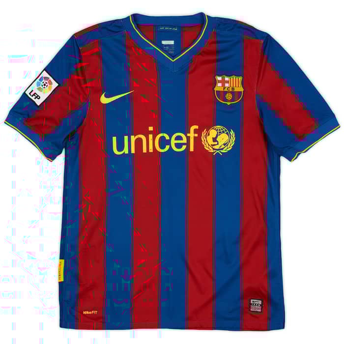 2009-10 Barcelona Home Shirt Messi #10 - 6/10 - (S)