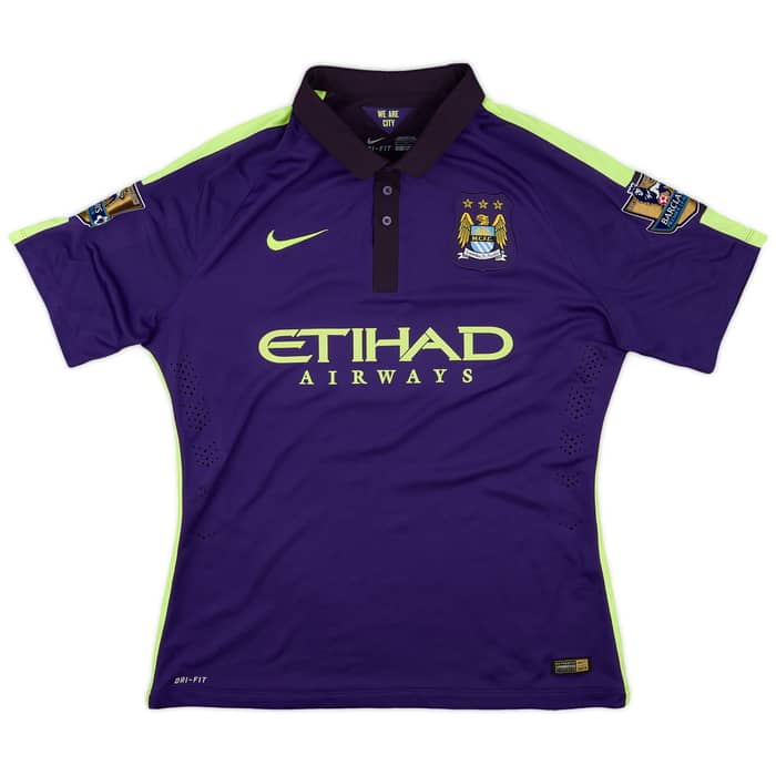 2014-15 Manchester City Authentic Third Shirt Kompany #4 - 8/10 - (XL)