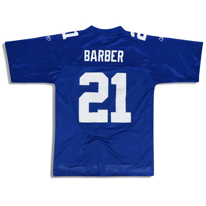 2005-06 New York Giants Barber #21 Reebok On Field Jersey (Home) XL