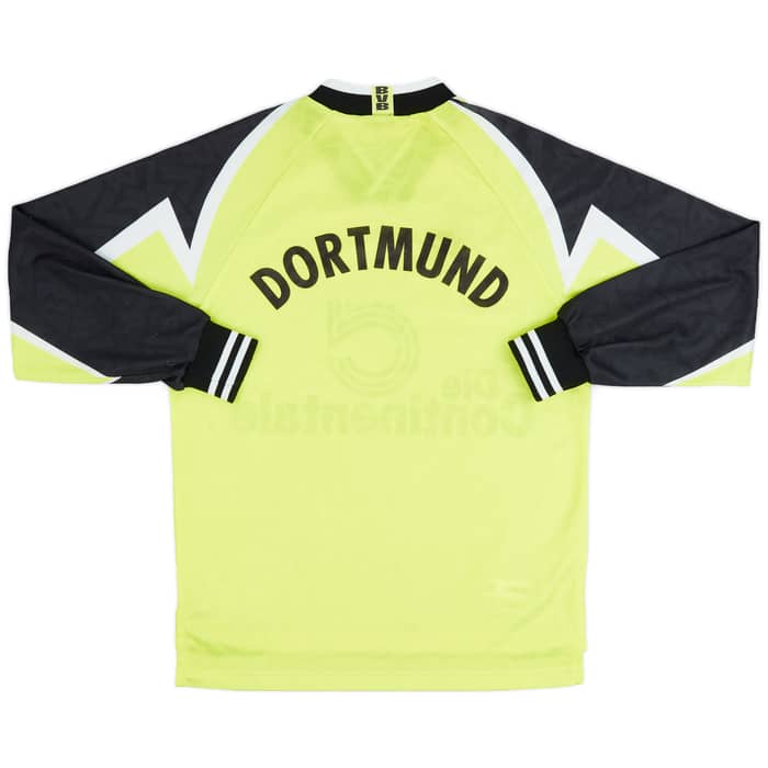 1995-96 Borussia Dortmund Home L/S Shirt - 7/10 - (S)