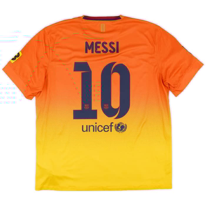 2012-13 Barcelona Away Shirt Messi #10 - 6/10 - (XL)
