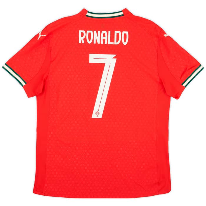 2025-26 Portugal Authentic Home Shirt Ronaldo #7