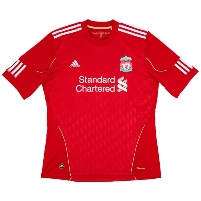 2010-12 Liverpool Home Shirt Gerrard #8 - 5/10 - (L)