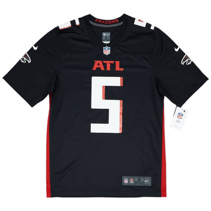 2022-24 Atlanta Falcons London #5 Nike Game Home Jersey (S)