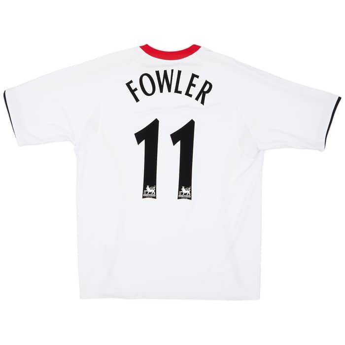 2005-06 Liverpool Away Shirt Fowler #11 - 8/10 - (L)