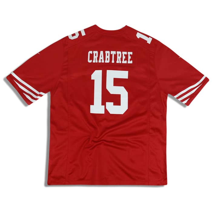 2012-14 San Francisco 49ers Crabtree #15 Nike Game Jersey (Home) XXL