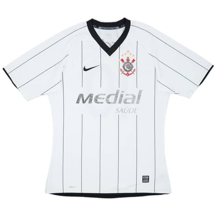 2008 Corinthians Home Shirt #10 - 5/10 - (L)