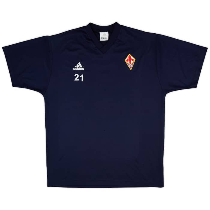 2003-04 Fiorentina adidas Player Issue Training Shirt #21 - 9/10 - (M)